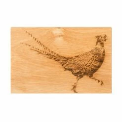 The Just Slate Company Pheasant 30cm Oak Serving Board