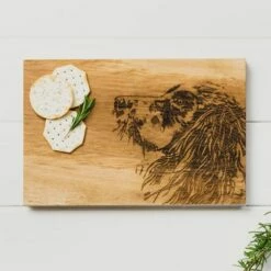 The Just Slate Company Spaniel 30cm Oak Serving Board -HARTS OF STUR Sales JSSOSB30SP Just Slate Company Spaniel Oak Serving Board 2