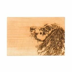 The Just Slate Company Spaniel 30cm Oak Serving Board