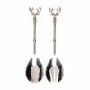 The Just Slate Company Stag Salad Serving Set -HARTS OF STUR Sales JSSSS Just Slate Company Stag Salad Server Set