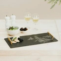 The Just Slate Company Large Bee Slate Serving Tray Gift Boxed -HARTS OF STUR Sales JSSTLBB Just Slate Company Large Bee Slate Serving Tray 2