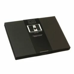 The Just Slate Company Set Of 2 Rectangular Slate Placemats -HARTS OF STUR Sales JSTMR2B Just Slate Company Rectangular Slate Place Mats 1