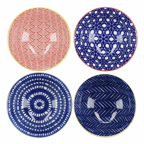 KitchenCraft 15cm Bowl Set Of 4 Blue 4 KitchenCraft 15cm Bowl Set Of 4 Blue - Image 2