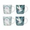 KitchenCraft Barrel Mug Set Of 4 Exotic Crane -HARTS OF STUR Sales KCMBARCRANE4PC Kitchen Craft Barrel Mug Set Of 4 Exotic Crane