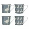 KitchenCraft Fluted Mug Set Of 4 Geese 1 KitchenCraft Fluted Mug Set Of 4 Geese -HARTS OF STUR Sales KCMFLTGEES4PC Kitchen Craft Fluted Mug Set Of 4 Geese