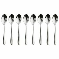 Robert Welch Kingham Bright Coffee Spoon 8 Piece Set