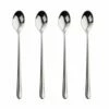 Robert Welch Kingham Bright Long Handled Spoon 4 Piece Set -HARTS OF STUR Sales KIGBR1025V4 Robert Welch Kingham Bright Long Handled Spoon 4 Piece