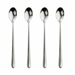 Robert Welch Kingham Bright Long Handled Spoon 4 Piece Set