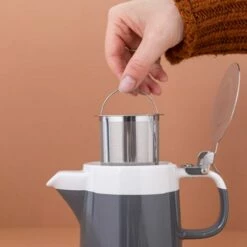 La Cafetiere Barcelona Teapot 2 Cup Cool Grey -HARTS OF STUR Sales LCBARTPOT2GRY La Cafetiere Barcelona Teapot 2 Cup Cool Grey 3