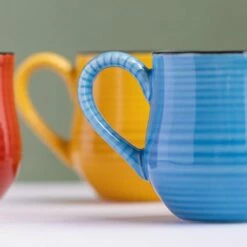 La Cafetiere Espresso Mug Set Of 4 Brights -HARTS OF STUR Sales LCBRESPRESS4PC La Cafetiere Espresso Mug Set Of 4 Brights 4