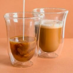 La Cafetiere Jack Latte Cup Set Of 2 -HARTS OF STUR Sales LCDWJLAT2PC La Cafetiere Jack Latte Cup Set Of 2 1