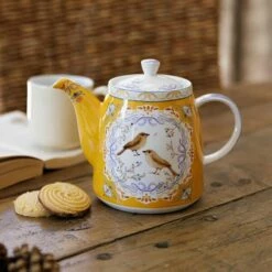 London Pottery Bell Teapot 1L Bird Cocoon -HARTS OF STUR Sales LPBLTPOT1LBRD London Pottery Bell Teapot 1L Bird Cocoon 3