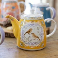 London Pottery Bell Teapot 1L Bird Cocoon -HARTS OF STUR Sales LPBLTPOT1LBRD London Pottery Bell Teapot 1L Bird Cocoon 4