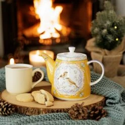 London Pottery Bell Teapot 1L Bird Cocoon -HARTS OF STUR Sales LPBLTPOT1LBRD London Pottery Bell Teapot 1L Bird Cocoon 5