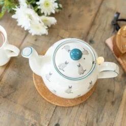 London Pottery Farmhouse Cat 4 Cup Teapot & Infuser -HARTS OF STUR Sales LPFHTPOT4CAT London Pottery Farmhouse 4 Cup Teapot Cat 5