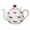 London Pottery Farmhouse Dog 4 Cup Teapot & Infuser -HARTS OF STUR Sales LPFHTPOT4DOG London Pottery Farmhouse 4 Cup Teapot Dog