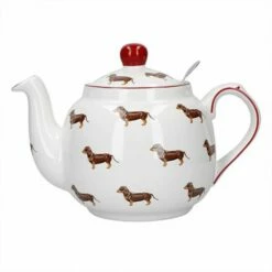 London Pottery Farmhouse Dog 4 Cup Teapot & Infuser