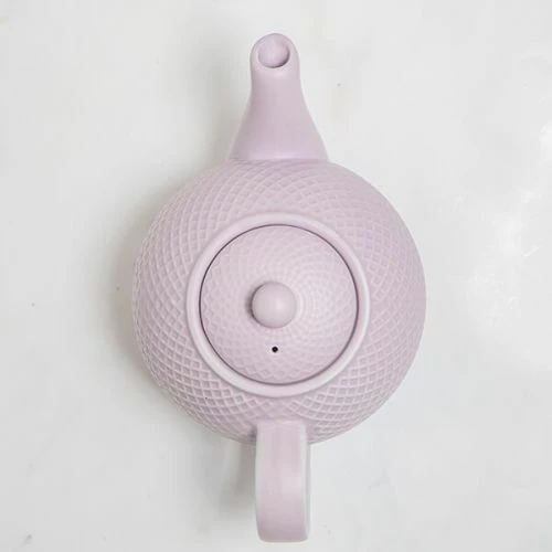 London Pottery Globe Dusty Lilac 4 Cup Textured Teapot 6 London Pottery Globe Dusty Lilac 4 Cup Textured Teapot - Image 4