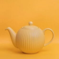 London Pottery Globe Sunshine Yellow 4 Cup Textured Teapot -HARTS OF STUR Sales LPGLTPOT4TXYL London Pottery Globe 4 Cup Teapot Textured Yellow 2