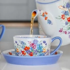 London Pottery Viscri Meadow 4 Cup Tea Pot -HARTS OF STUR Sales LPVMTPOT4PUR London Pottery Viscri Meadow 4 Cup Tea Pot 3