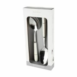 Mary Berry Set Of 2 Serving Spoons Ivory -HARTS OF STUR Sales MBSCSERVSPIVR2 Mary Berry Set Of 2 Serving Spoons Ivory 1