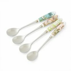 Morris & Co Set Of 4 Tea Spoons