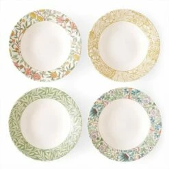 Morris & Co Mixed Set Of 4 26cm Bisto Pasta Bowls