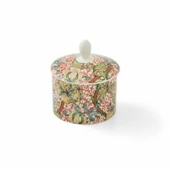 Morris & Co Covered Sugar Bowl Golden Lily -HARTS OF STUR Sales MCO8755XG Morris And Co Covered Sugar Bowl Golden Lily 1