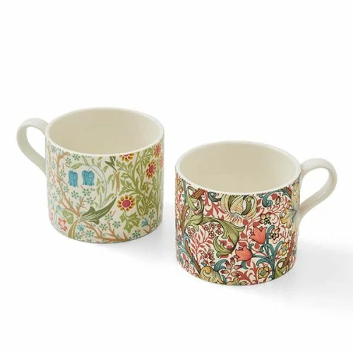 Morris & Co Set Of 2 Blackthorn & Golden Lily Mugs 6 Morris & Co Set Of 2 Blackthorn & Golden Lily Mugs - Image 4