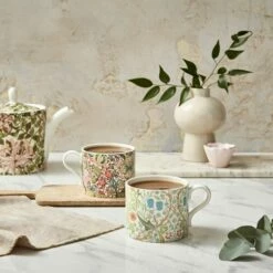 Morris & Co Set Of 2 Blackthorn & Golden Lily Mugs 13 Morris & Co Set Of 2 Blackthorn & Golden Lily Mugs -HARTS OF STUR Sales MCOH8726XG Morris And Co Set of 2 Blackthorn And Golden Lily Mugs 5