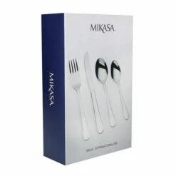 Mikasa Mirror 24 Piece Stainless Steel Cutlery Set -HARTS OF STUR Sales MKCUTRND24PC Mikasa Mirror 24pc Stainless Steel Cutlery Gift Set 1