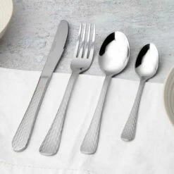 Mikasa Mirror 24 Piece Stainless Steel Cutlery Set -HARTS OF STUR Sales MKCUTRND24PC Mikasa Mirror 24pc Stainless Steel Cutlery Gift Set 2