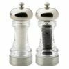 English Tableware Company York Acrylic/Chrome Top Filled Salt & Pepper Mill Set -HARTS OF STUR Sales ML120020SET English Tableware Company York Acrylic Chrome Top Filled Salt And Pepper Mill Set