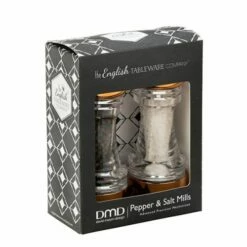 English Tableware Company York Copper Top Filled Salt & Pepper Mill Set -HARTS OF STUR Sales ML120025SET English Tableware Company York Copper Top Filled Salt And Pepper Mill Set 1