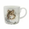 Wrendale Designs Large Fine Bone China Mug Dandelion Mouse -HARTS OF STUR Sales MMQF4020XD Wrendale Designs Large Fine Bone China Mug Dandelion Mouse