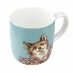 Wrendale Designs Large Fine Bone China Mug Poppy Field Fox -HARTS OF STUR Sales MMQG4020XD Wrendale Designs Large Fine Bone China Mug Poppy Field Fox 2