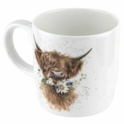 Wrendale Designs Large Fine Bone China Mug Thank You, Cow -HARTS OF STUR Sales MMRB4020 XD Wrendale Designs Large Mug Thank You Cow 2