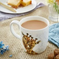 Wrendale Designs Fine Bone China Large Mug I Love You -HARTS OF STUR Sales MMSI4020 XD Wrendale Designs Fine Bone China Mug I Love You Giraffe 4