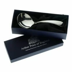 Arthur Price Of England Sovereign Silver Cream Ladle Old English