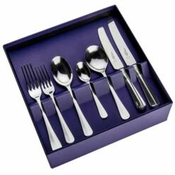 Arthur Price Of England Sovereign Stainless Steel Rattail 44 Piece Cutlery Box Set -HARTS OF STUR Sales RA4401SB Arthur Price Of England Sovereign Stainless Steel Rattail 44 Piece Boxed Set 1