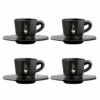 Bialetti Moka Espresso Cups Set Of 4 Black -HARTS OF STUR Sales RTATZ401 Bialetti Moka Espresso Cups Set of 4 Black 1