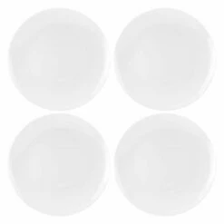 Royal Worcester Serendipity White Set Of 4 Coupe Plates 27cm