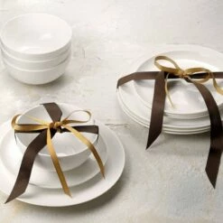 Royal Worcester Serendipity White Set Of 4 Coupe Bowls 15cm -HARTS OF STUR Sales SDP4045 XB Royal Worcester Set of 4 Serendipity White Coupe Bowls 15cm 2