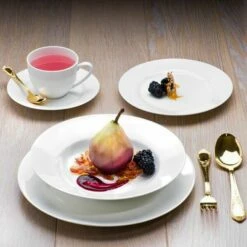 Royal Worcester Serendipity White Set Of 4 Side Plates -HARTS OF STUR Sales SDP5514 X Royal Worcester Set of 4 Serendipity White Side Plates 2