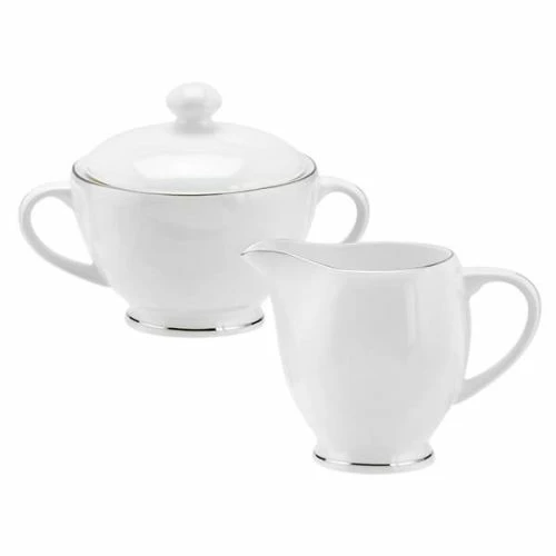 Royal Worcester Serendipity Platinum Sugar And Cream Set 3 Royal Worcester Serendipity Platinum Sugar And Cream Set