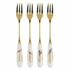 Sara Miller Chelsea Collection Set Of 4 Pastry Forks
