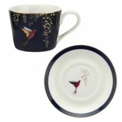 Sara Miller Chelsea Collection Espresso Cup & Saucer Set Of 4 -HARTS OF STUR Sales SMC79194 XG Sarah Miller Chelsea Collection Espresso Cup Saucer Set 3