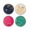 Sara Miller Chelsea Collection Ceramic Coaster Set -HARTS OF STUR Sales SMC79409XG Sara Miller Chelsea Ceramic Coaster Set