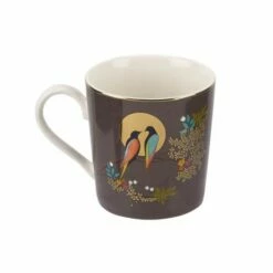 Sara Miller Chelsea Collection Dark Grey Mug -HARTS OF STUR Sales SMCDY78914 XG Sara Miller Chelsea Collection Mug Dark Grey 2