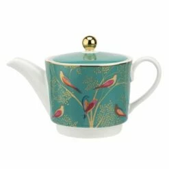 Sara Miller Chelsea Collection Tea For One Green -HARTS OF STUR Sales SMCG79200 XG Sarah Miller Chelsea Collection Tea For One Green 2